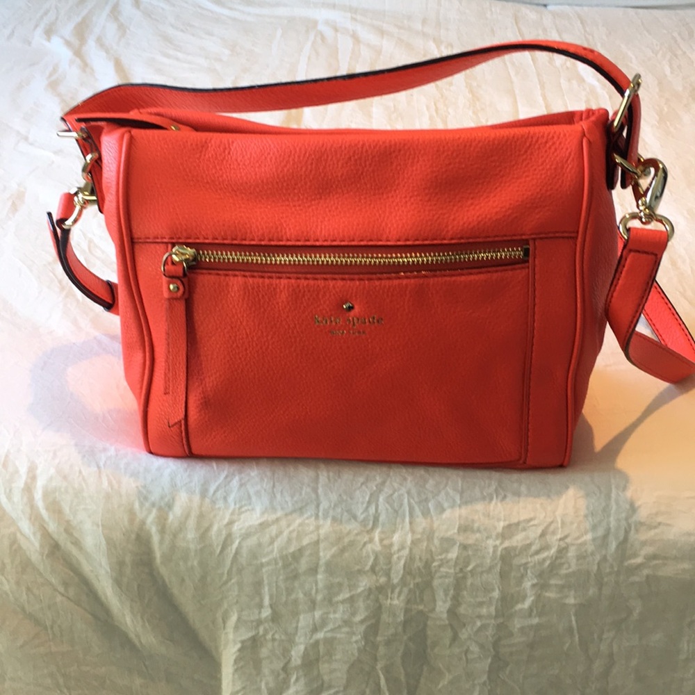 Kate Spade Coral Cobble Hill Leather Shoulder Bag